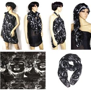 Marilyn Monroe Scarf shawl wrap Cover-up